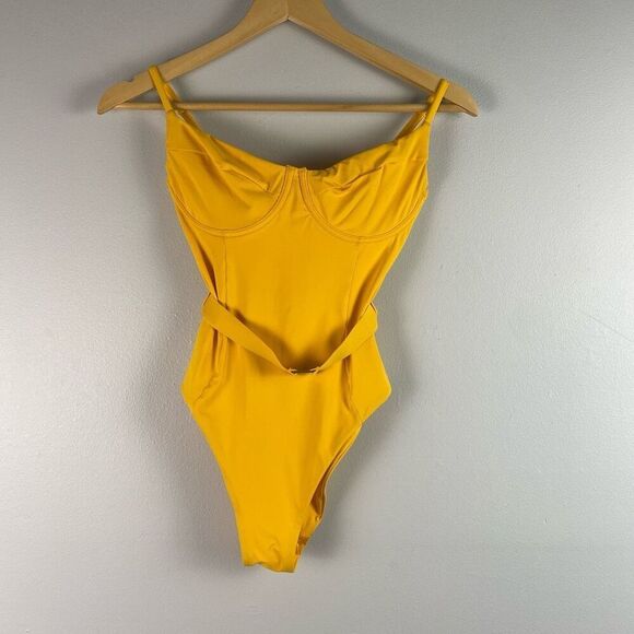 Onia Danielle One Piece Belted Swimsuit - Picture 5 of 12